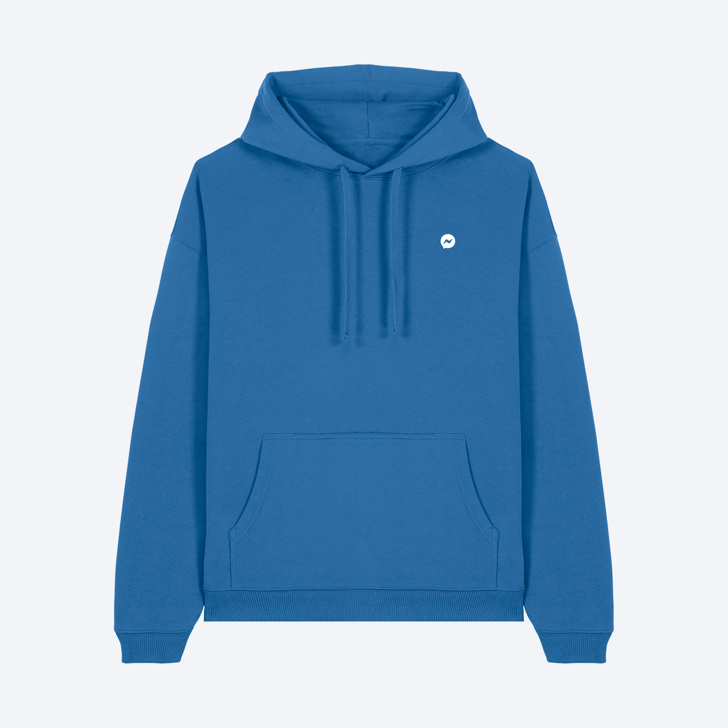 Messenger Oversized Royal Blue Hoodie