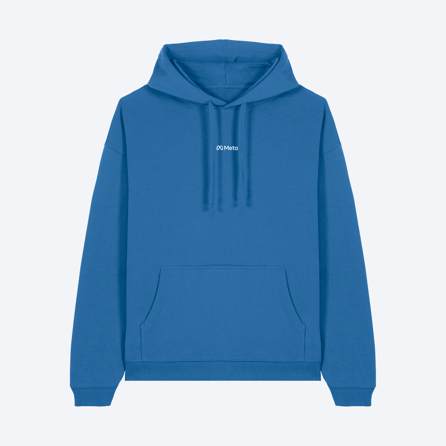 Meta Oversized Royal Blue Hoodie