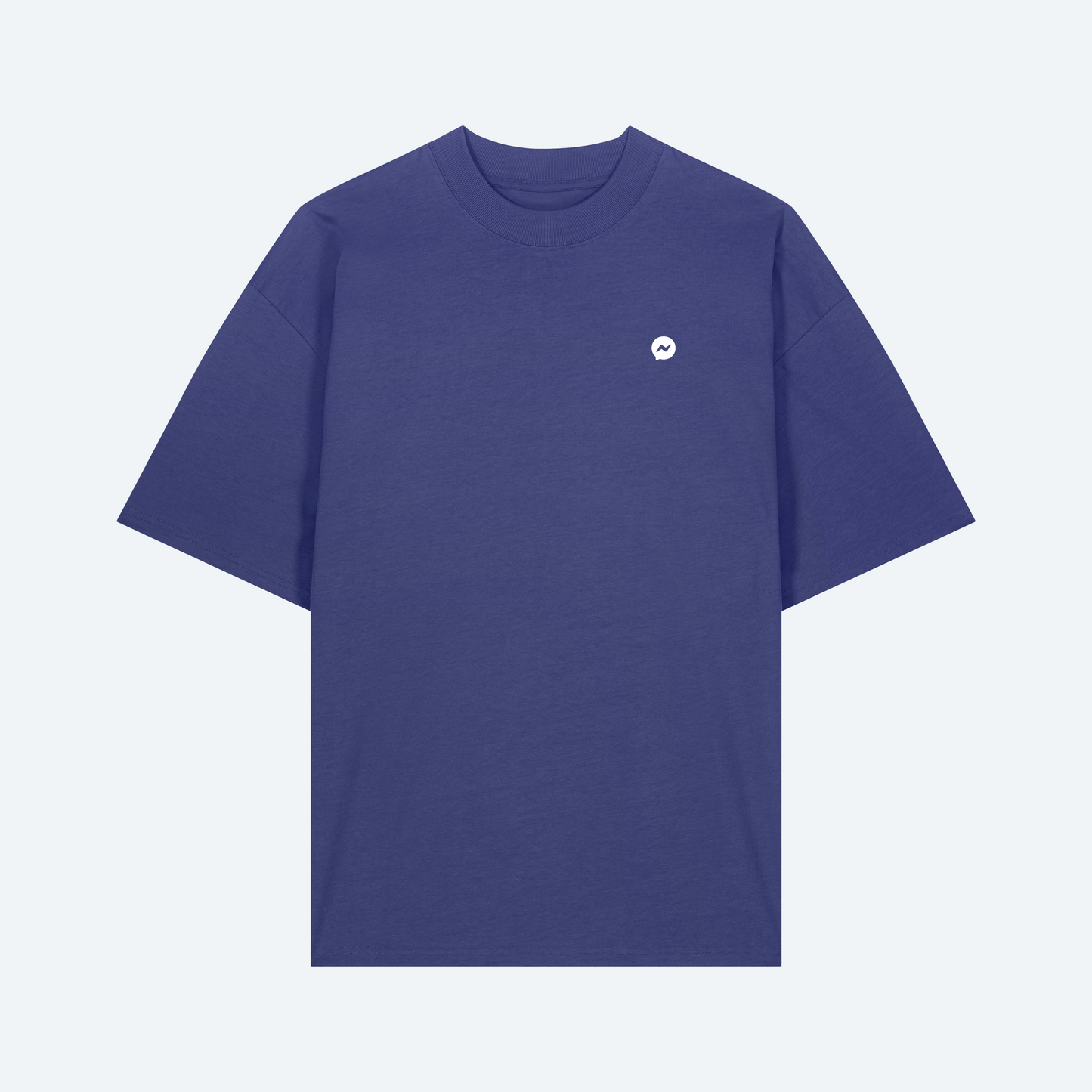 Messenger Unisex Oversized High-Neck T-Shirt