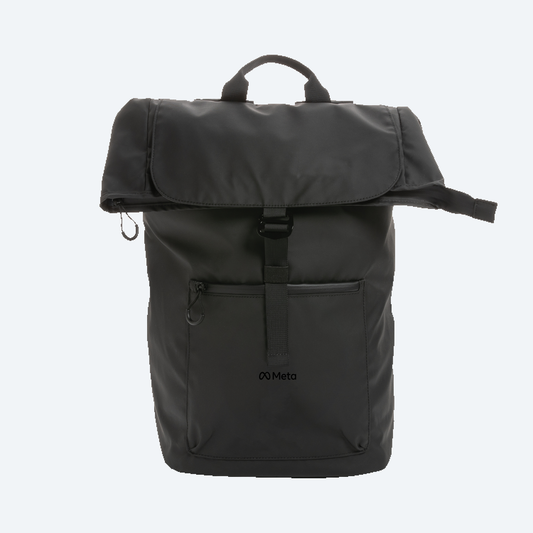 Meta foldover backpack