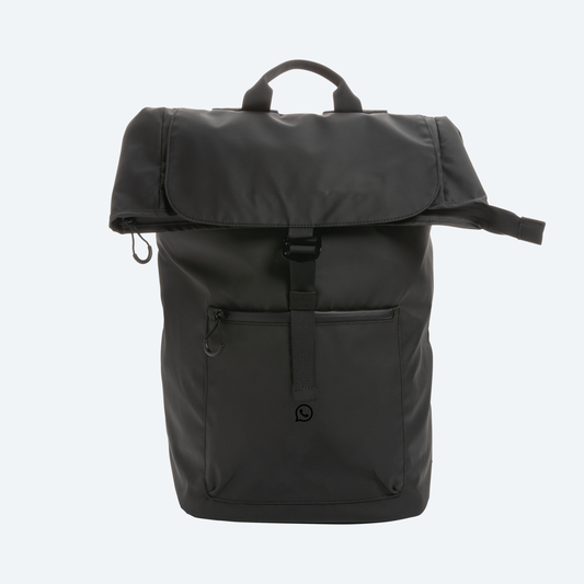 WhatsApp foldover backpack