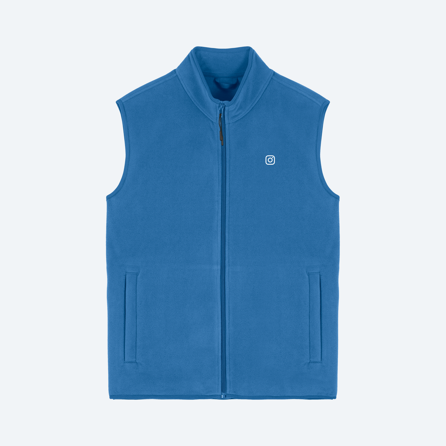 Instagram Unisex Sleeveless Fleece Jacket