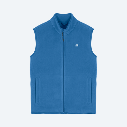 Instagram Unisex Sleeveless Fleece Jacket