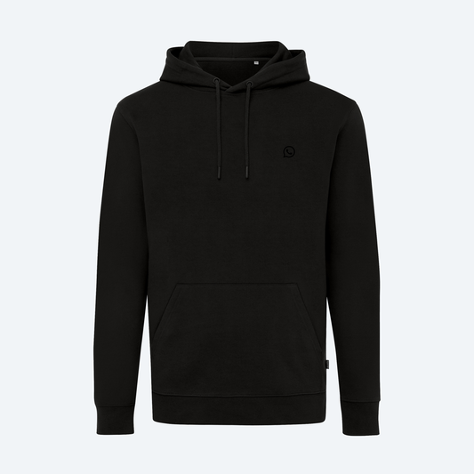 WhatsApp recycled cotton hoodie