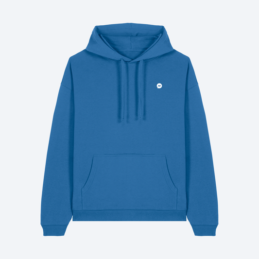 Messenger Oversized Royal Blue Hoodie