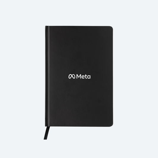 Meta hardcover notebook