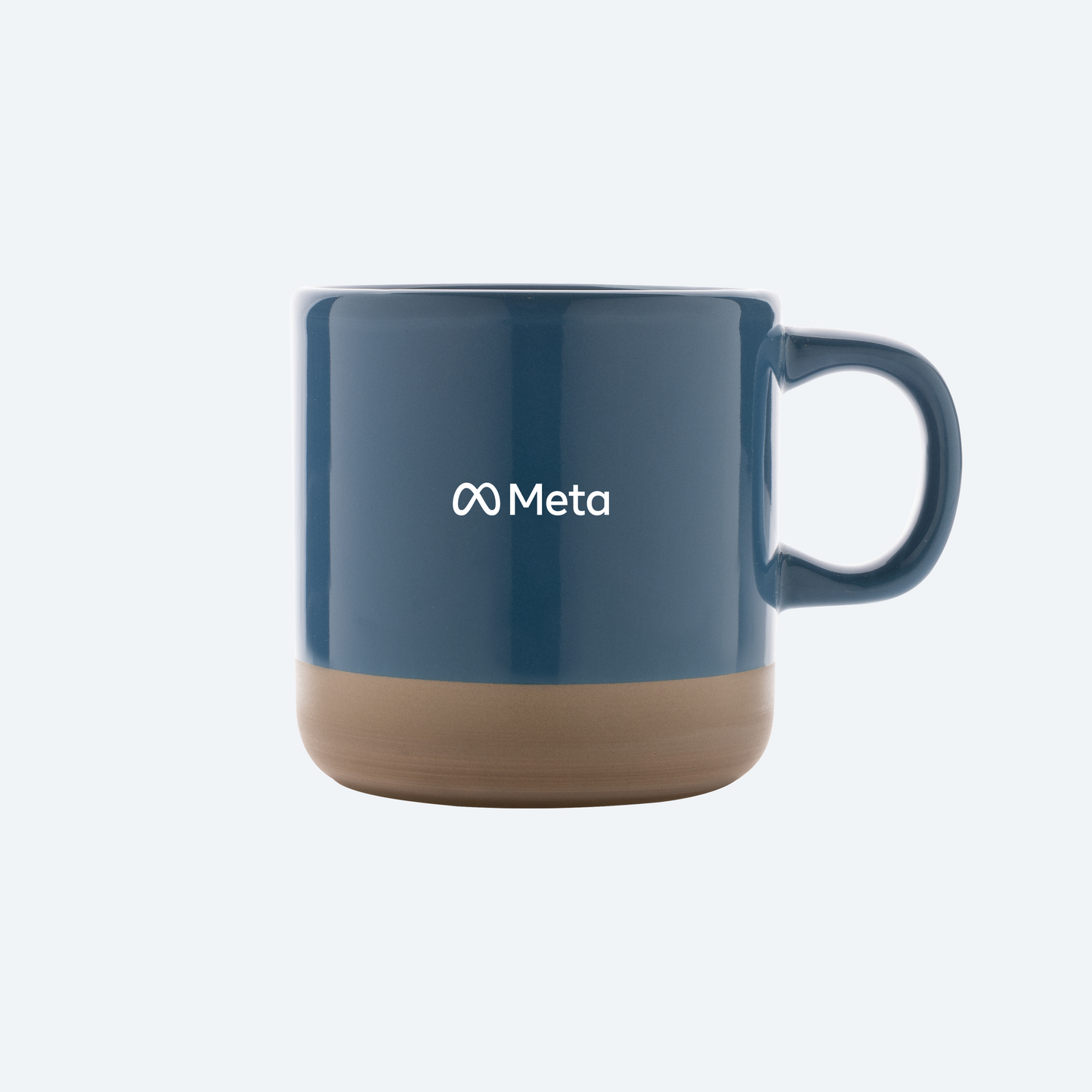 Meta glazed ceramic mug