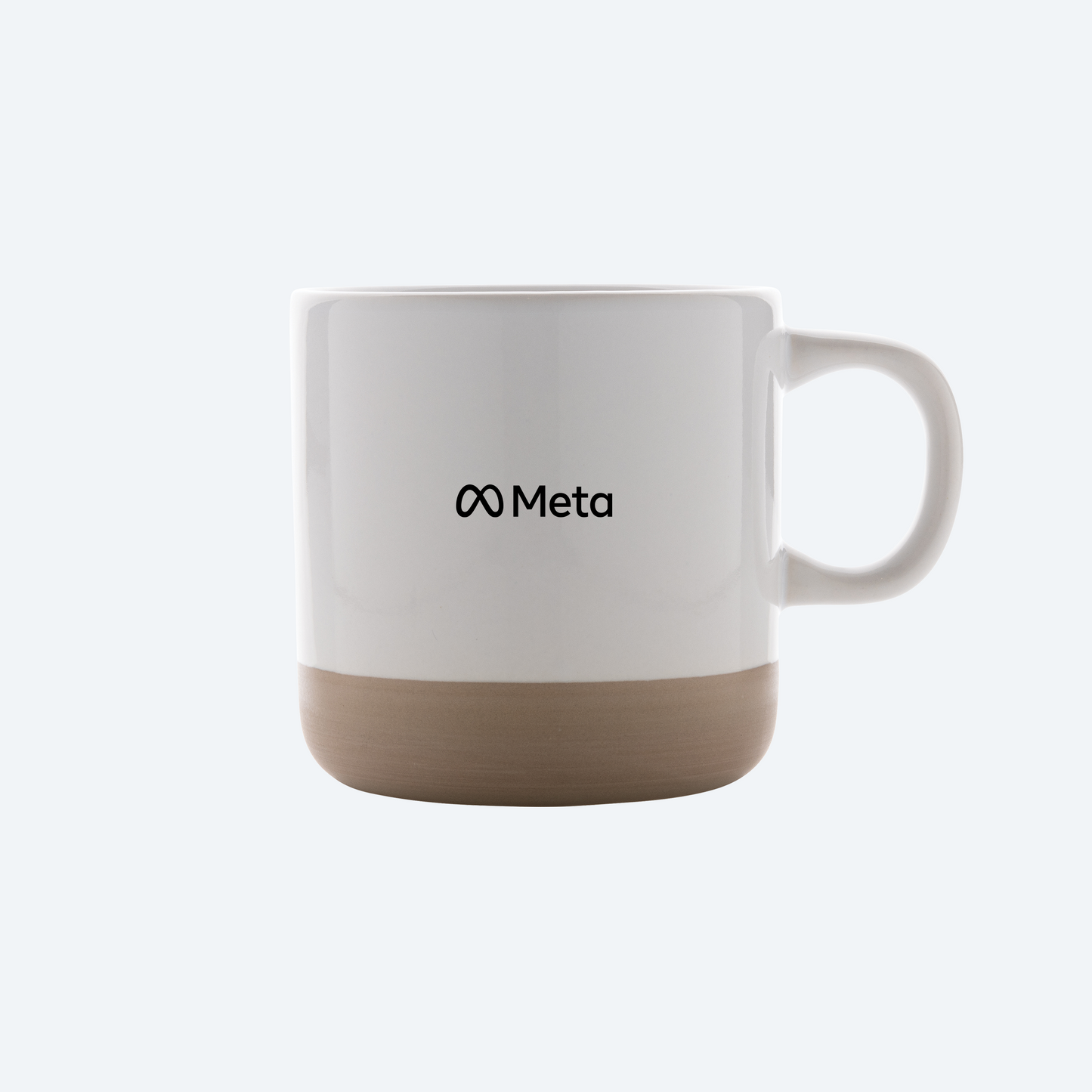 Meta glazed ceramic mug