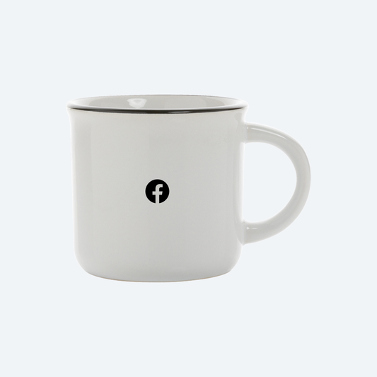 Facebook vintage ceramic mug