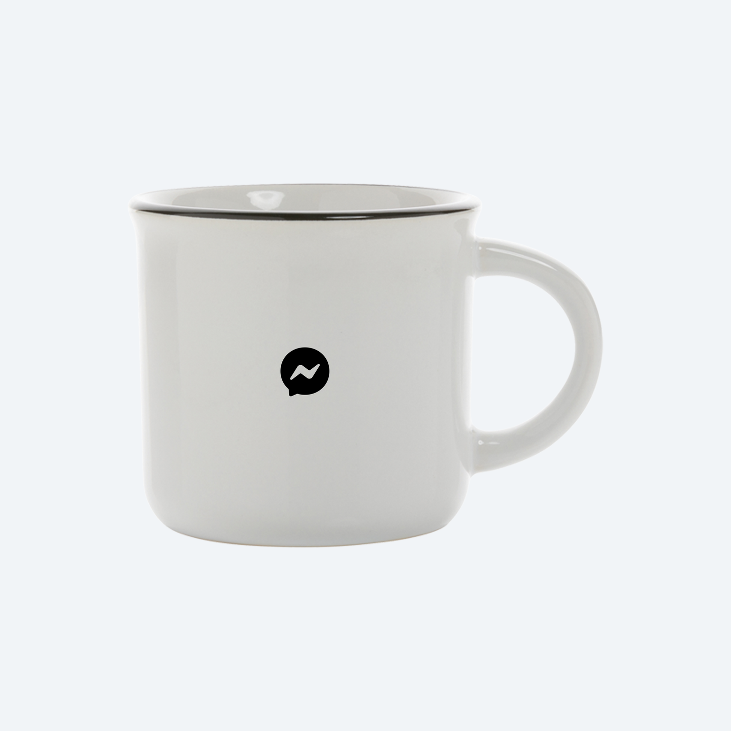 Messenger vintage ceramic mug