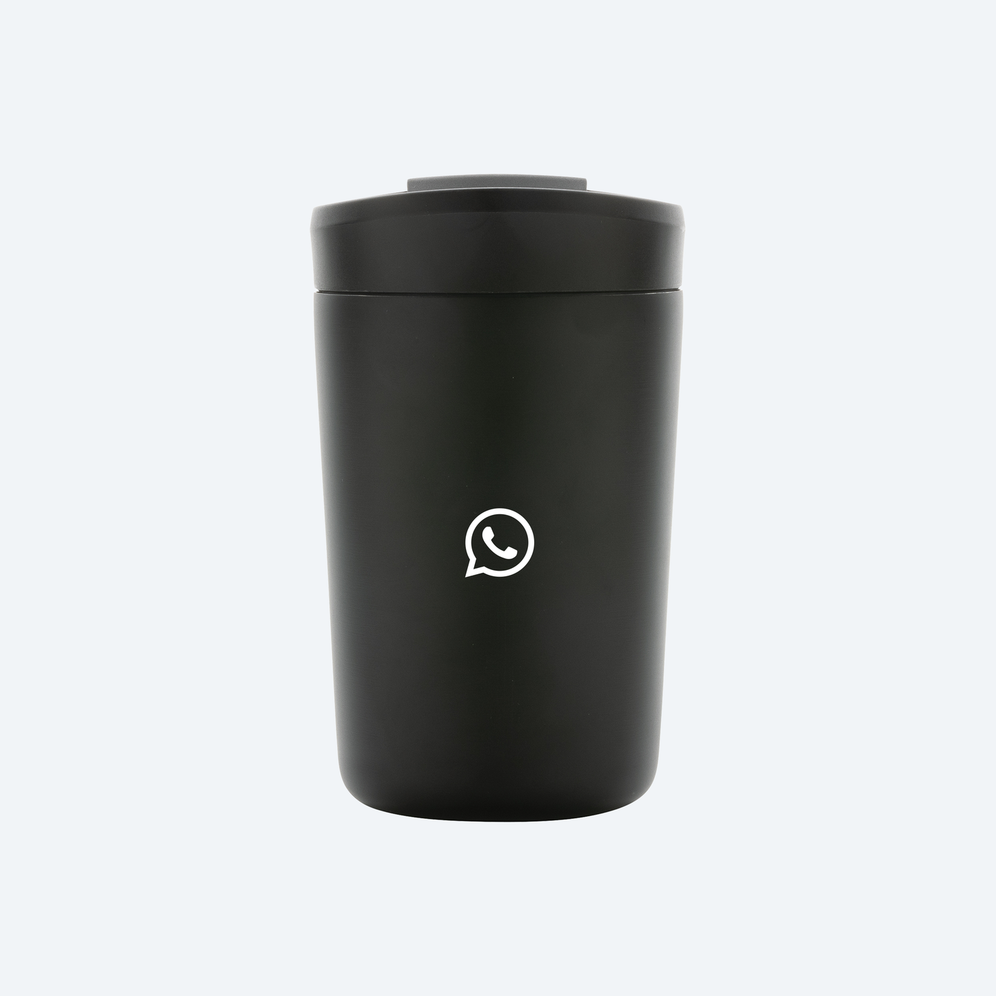 WhatsApp recycled steel travel cup, 300ml