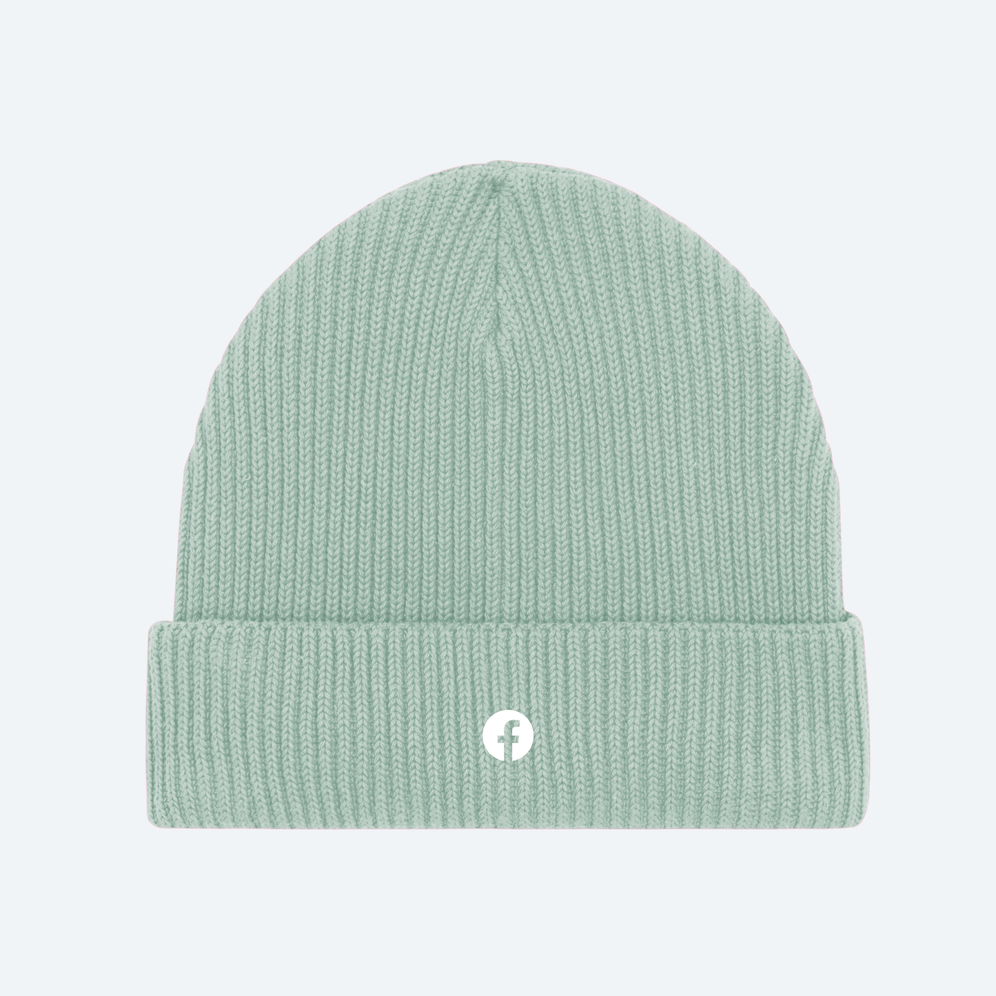 Facebook Ribbed Beanie Hat