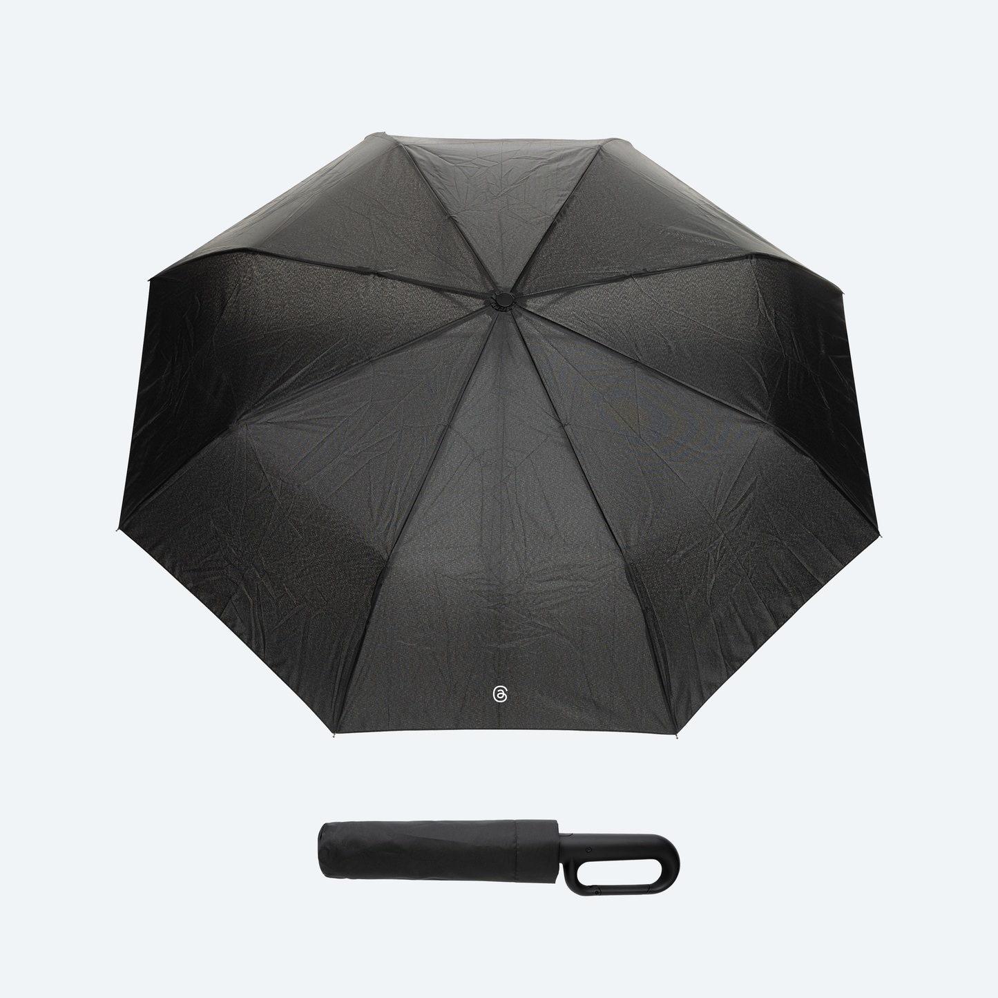 Threads umbrella with carabiner