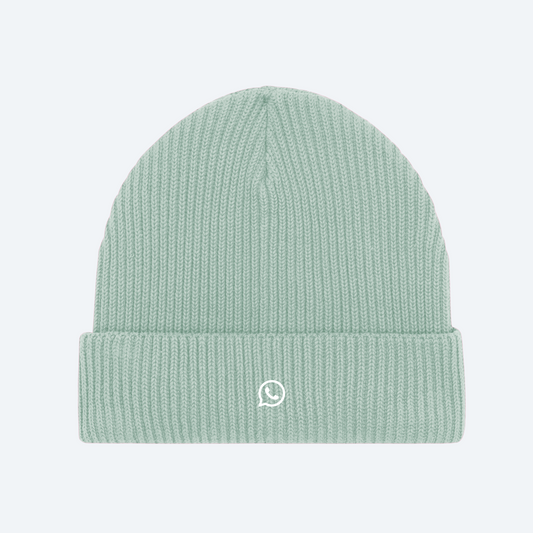 Whatsapp Ribbed Beanie Hat